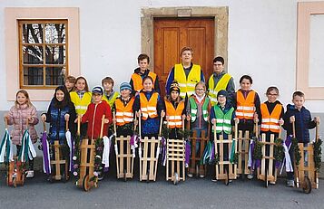 Kettlasbrunner Ratschen Kinder 2020; Topothek Mistelbach