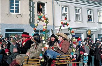 Faschingsumzug 1976 in Ernstbrunn